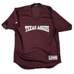 Majestic Texas Aggies Baseball Jersey MLB Official Maroon Breathable